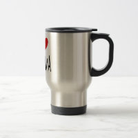 J'AIME LA TASSE DE VOYAGE D'OBAMA