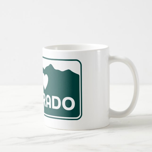J'aime la tasse du Colorado (Droite)