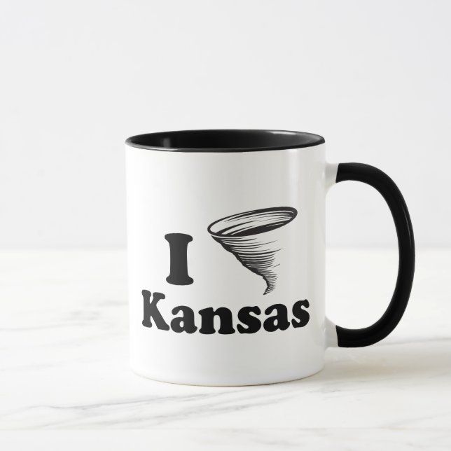 J'aime la tasse du Kansas (Droite)