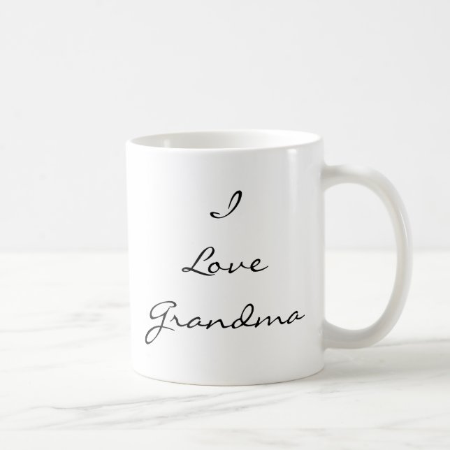 J'aime la tasse personnalisable de photo de (Droite)