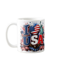 J'aime la tasse pour supporter de football patriot