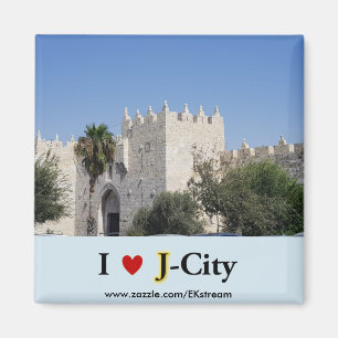 J'AIME LA VILLE de J - aimant de porte de Damscus
