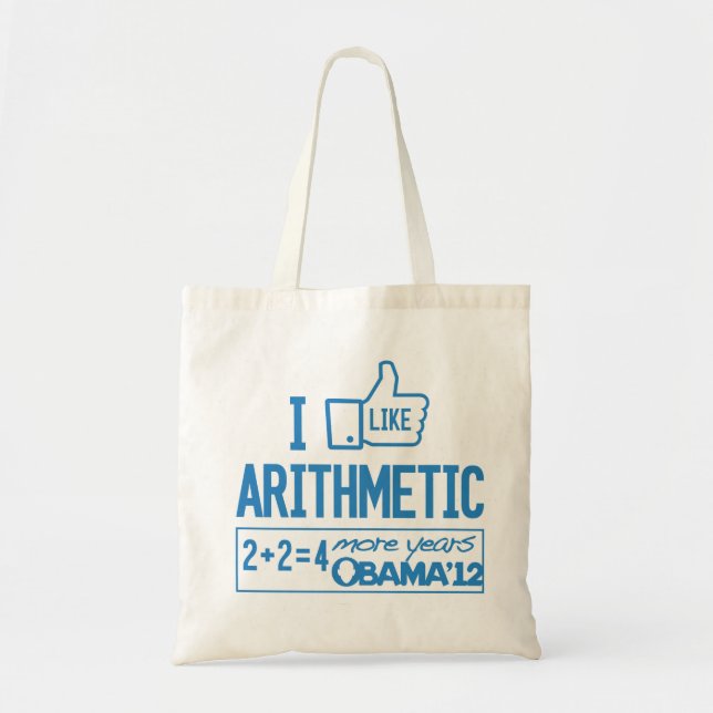 J'aime l'arithmétique - sac fourre-tout à (Devant)