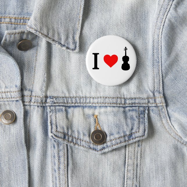 J'aime le badge de violon (En situation)