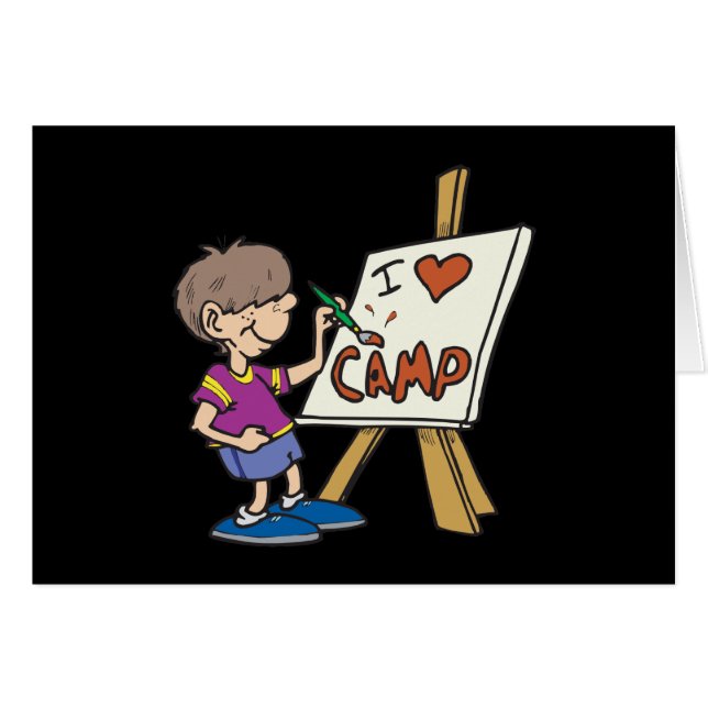 J'aime le camp (Devant horizontal)