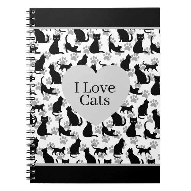 J'aime le carnet aux chats (Devant)