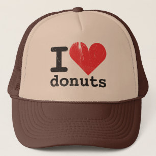J'aime le casquette de camionneur de butées