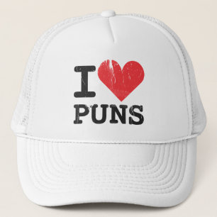J'aime le casquette de camionneur de calembours