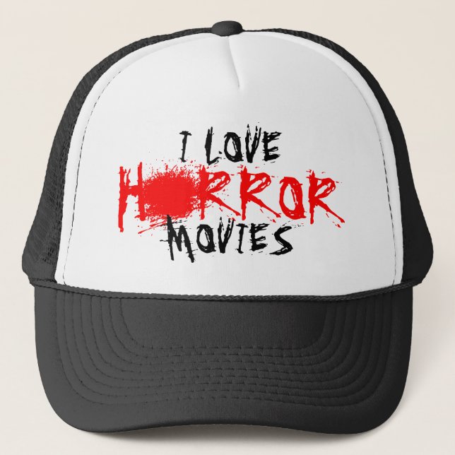 J'aime le casquette de films d'horreur pour des (Devant)