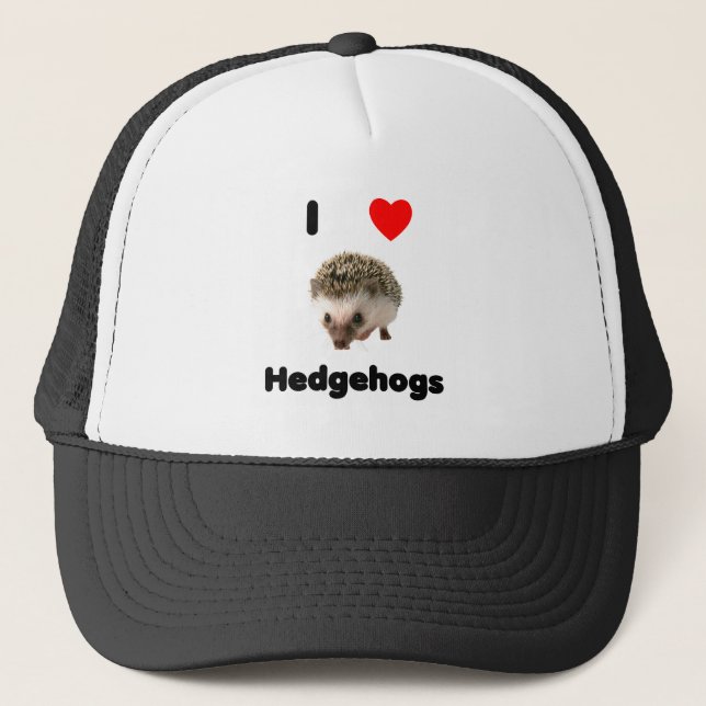 J'aime le casquette de hérissons (Devant)