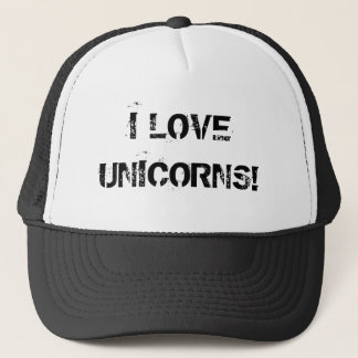 J'AIME LE CASQUETTE DE LICORNES