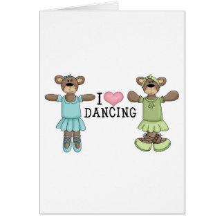 J'Aime Le Coeur Danser Avec Des Ours De Ballet