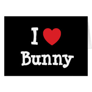 J'aime le coeur de Bunny T-Shirt