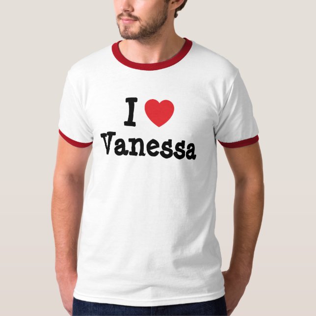 J'aime le coeur de Vanessa T-Shirt (Devant)