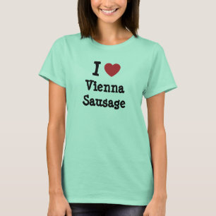 J'aime le coeur saucisse de Vienne T-Shirt