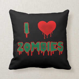 J'aime le coussin de zombis
