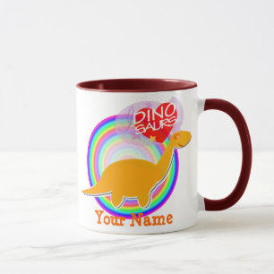 J'aime le Diplodocus de Dinos et la tasse nommée