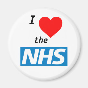 J'aime le Magnet NHS pour les réfrigérateurs et 