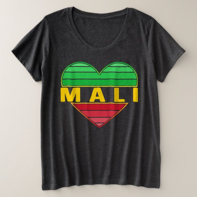 J'aime le Mali, coeur malien (Design devant)