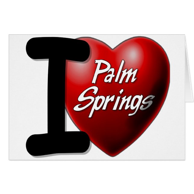 J'aime le Palm Springs (Devant horizontal)