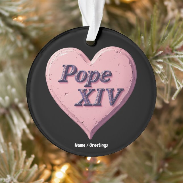 J'Aime Le Pape Léon XIV Vive Notre Père Béni (Arbre)