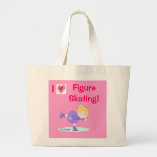 J'aime le patinage artistique ! sac fourre-tout