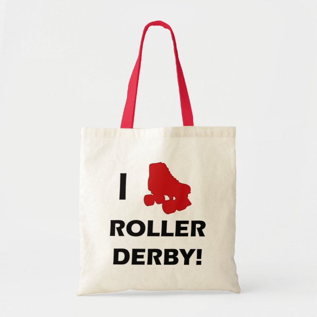 J'aime le sac fourre-tout à Derby de rouleau (Devant)