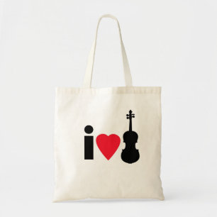 J'aime le sac fourre-tout à violon