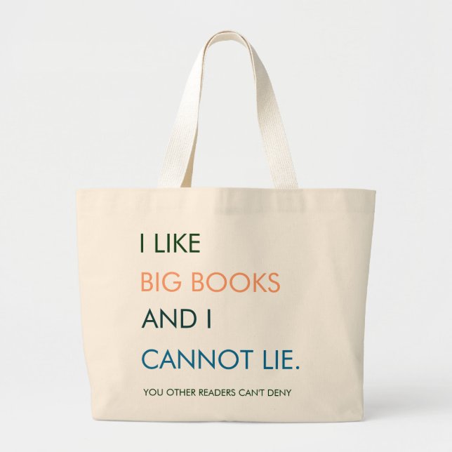 J'Aime Le Sac fourre-tout Des Grands Livres (Devant)