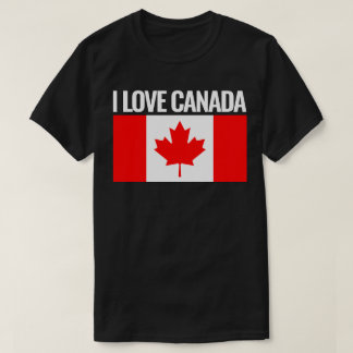 j'aime le T-shirt canadien