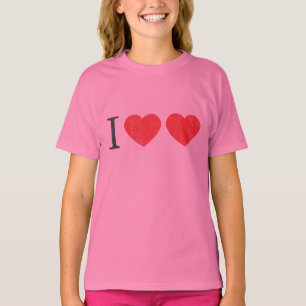 J'aime le T-shirt d'amour