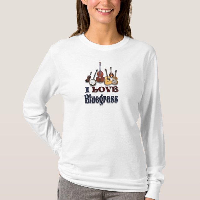 J'AIME LE T-SHIRT DE BLUEGRASS (Devant)