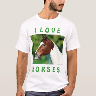 J'aime le T-shirt de chevaux