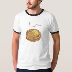 J'aime le T-shirt de crumpets