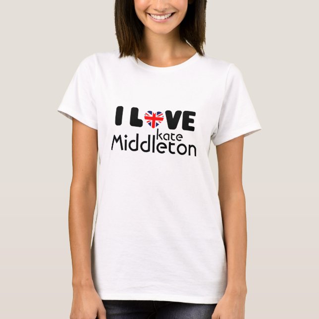 J'aime le T-shirt de Kate Middleton | (Devant)