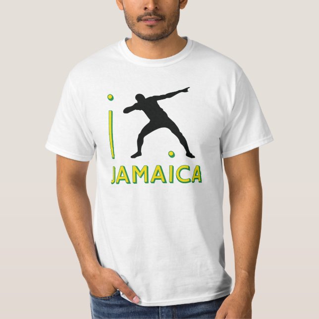 J'AIME le T-shirt de la JAMAÏQUE (Devant)