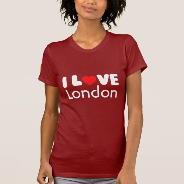 J'aime le T-shirt de Londres | (Devant)