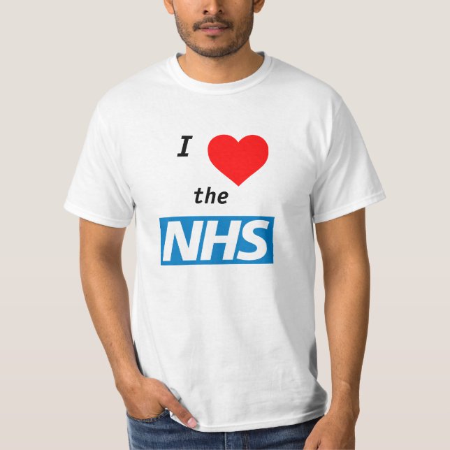 J'aime le T-shirt de NHS (Devant)