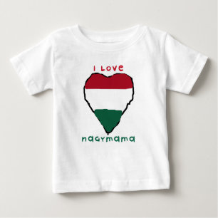 J'aime le T-shirt de nourrisson de Nagymama