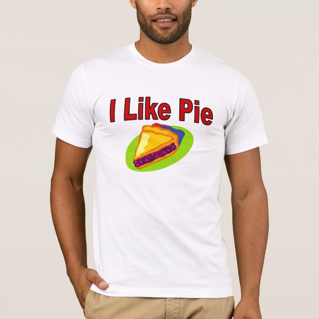 J'aime le T-shirt de tarte (Devant)