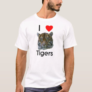 J'aime le T-shirt de tigres