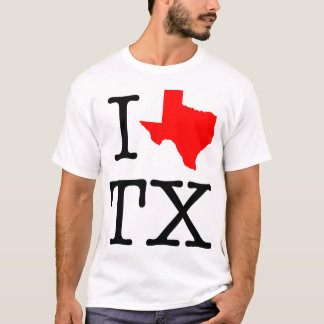 J'aime le T-shirt de TX le Texas