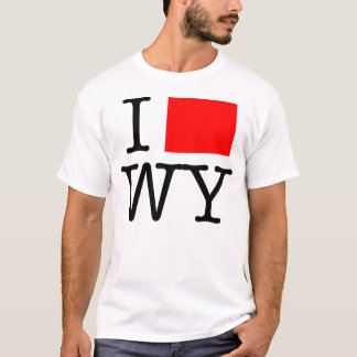 J'aime le T-shirt de WY Wyoming