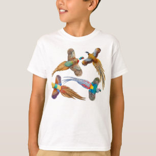 J'aime le T-shirt d'enfants de faisans