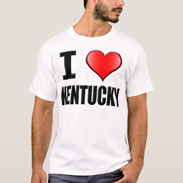 J'aime le T-shirt du Kentucky - hommes (Devant)