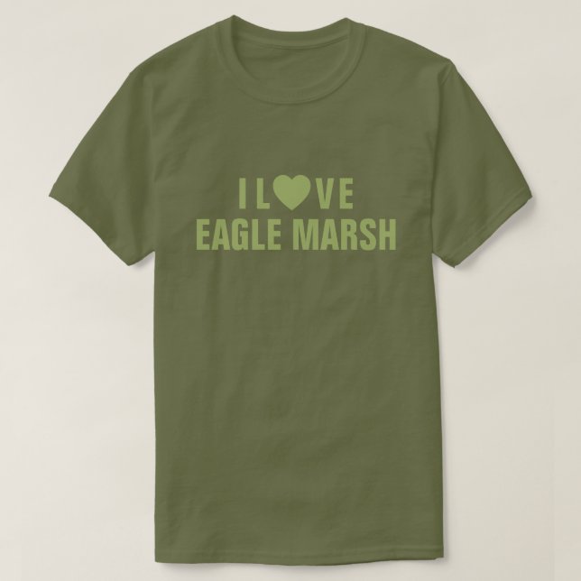 J'aime le t-shirt Eagle Marsh™ (Design devant)