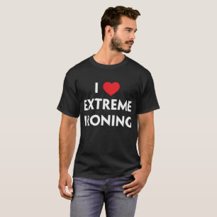 J'aime le T-shirt repassant extrême de sports de