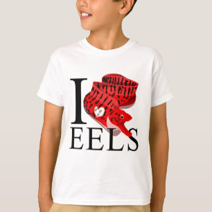 J'aime le T-shirts d'anguilles