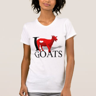 J'aime le T-shirts de chèvres