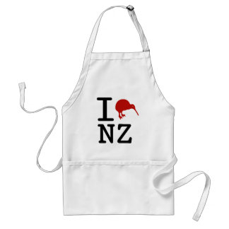 J'aime le tablier de kiwi de la Nouvelle Zélande